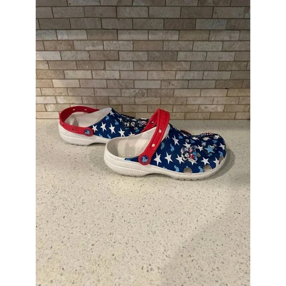 DISNEY Parks CROCS - MICKEY MOUSE AMERICANA  bj - Picture 4 of 4